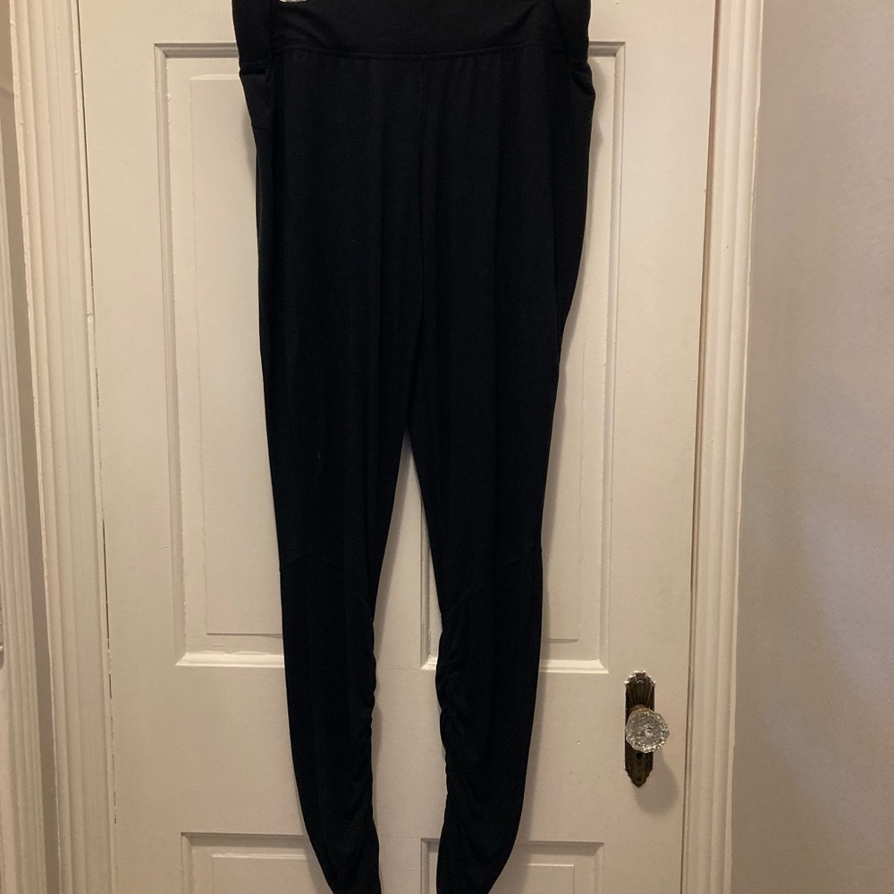 🇺🇲 ATHLETA 🖤 Moto Ribbed Slouchy Loungewear Soft jogger Pants🖤